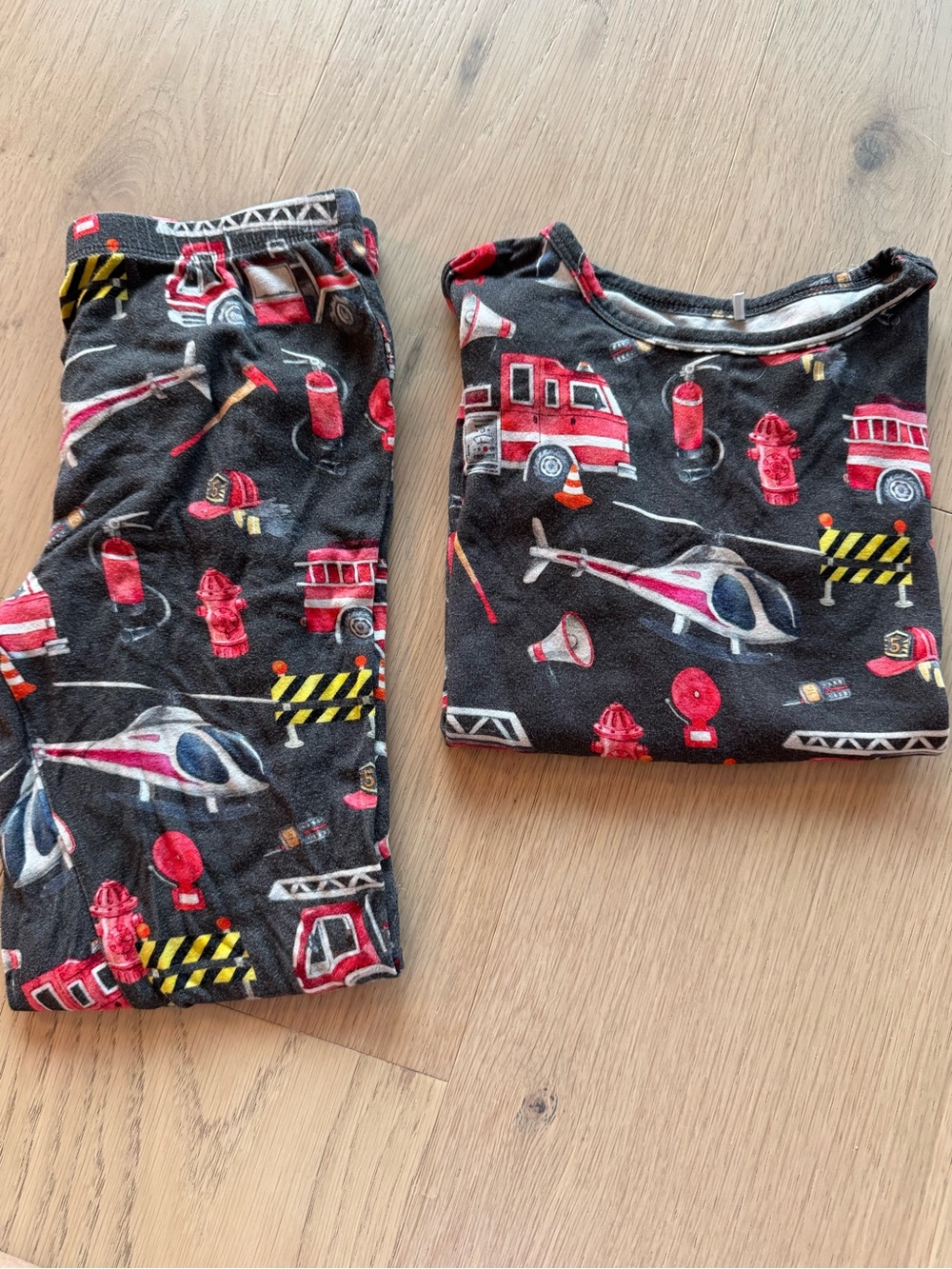 Kids Posh Peanut Fire Rescue Pajama Set, 7/8y